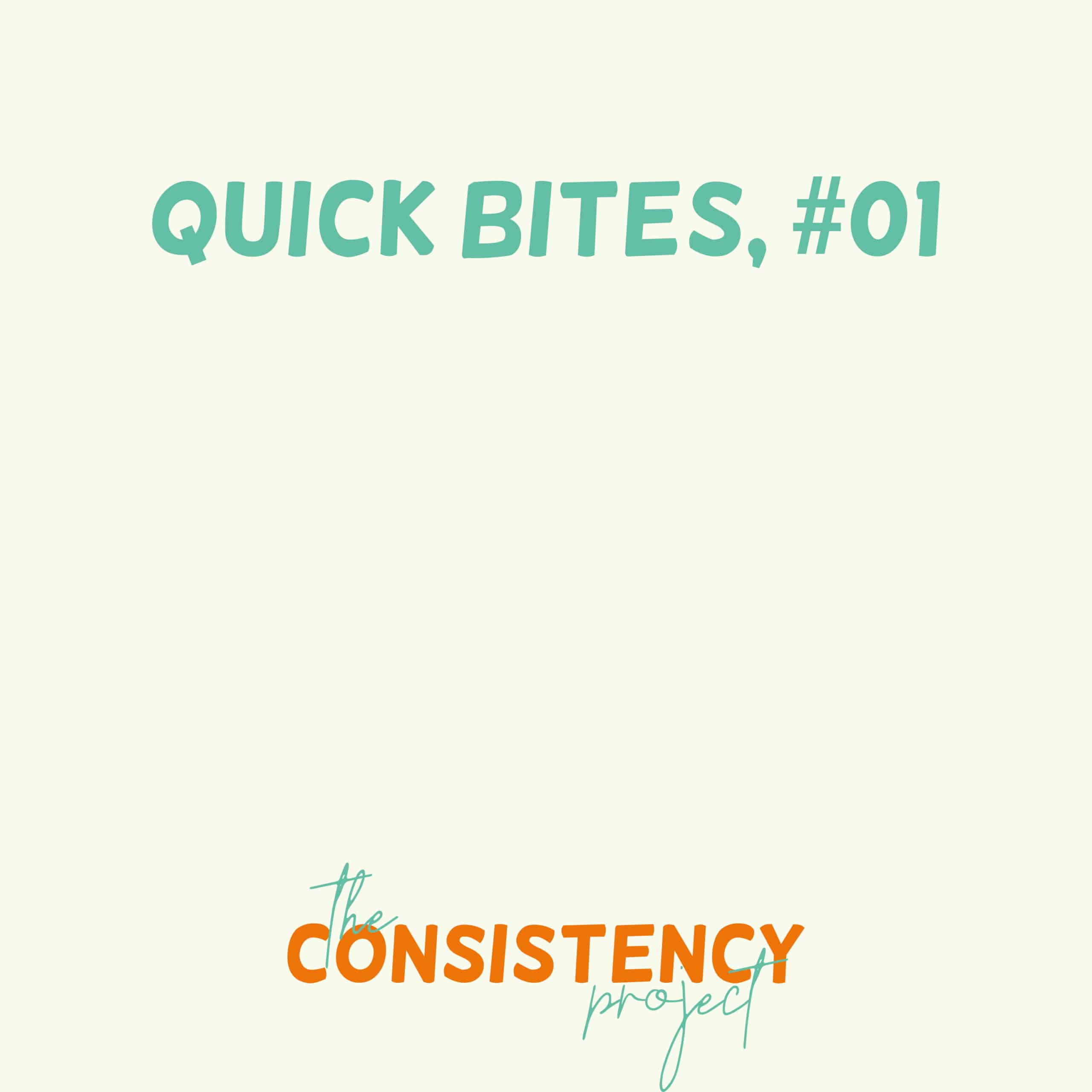 Episode 19: Quick Bites, #01